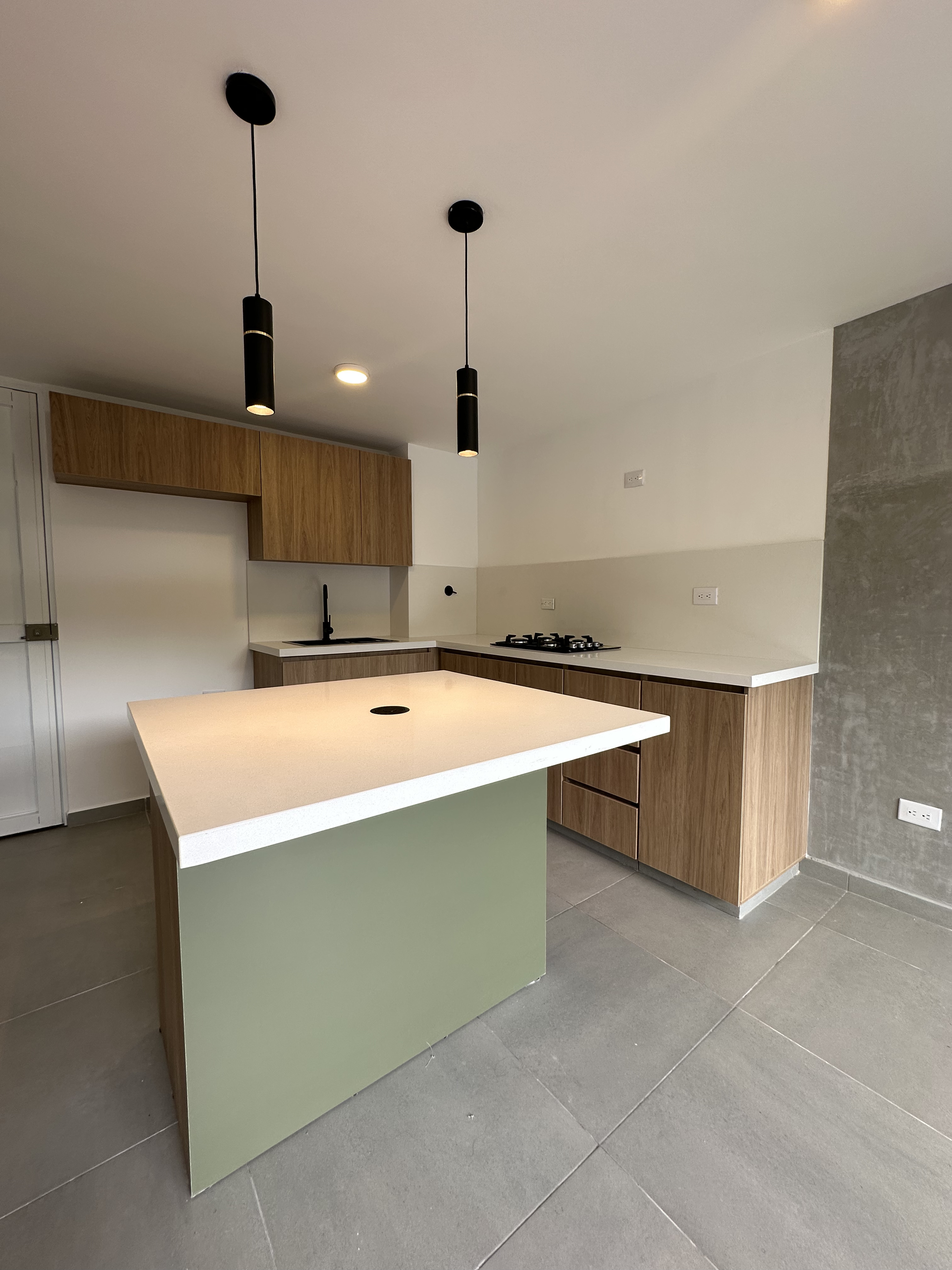 Cocina Isla Verde Salvia